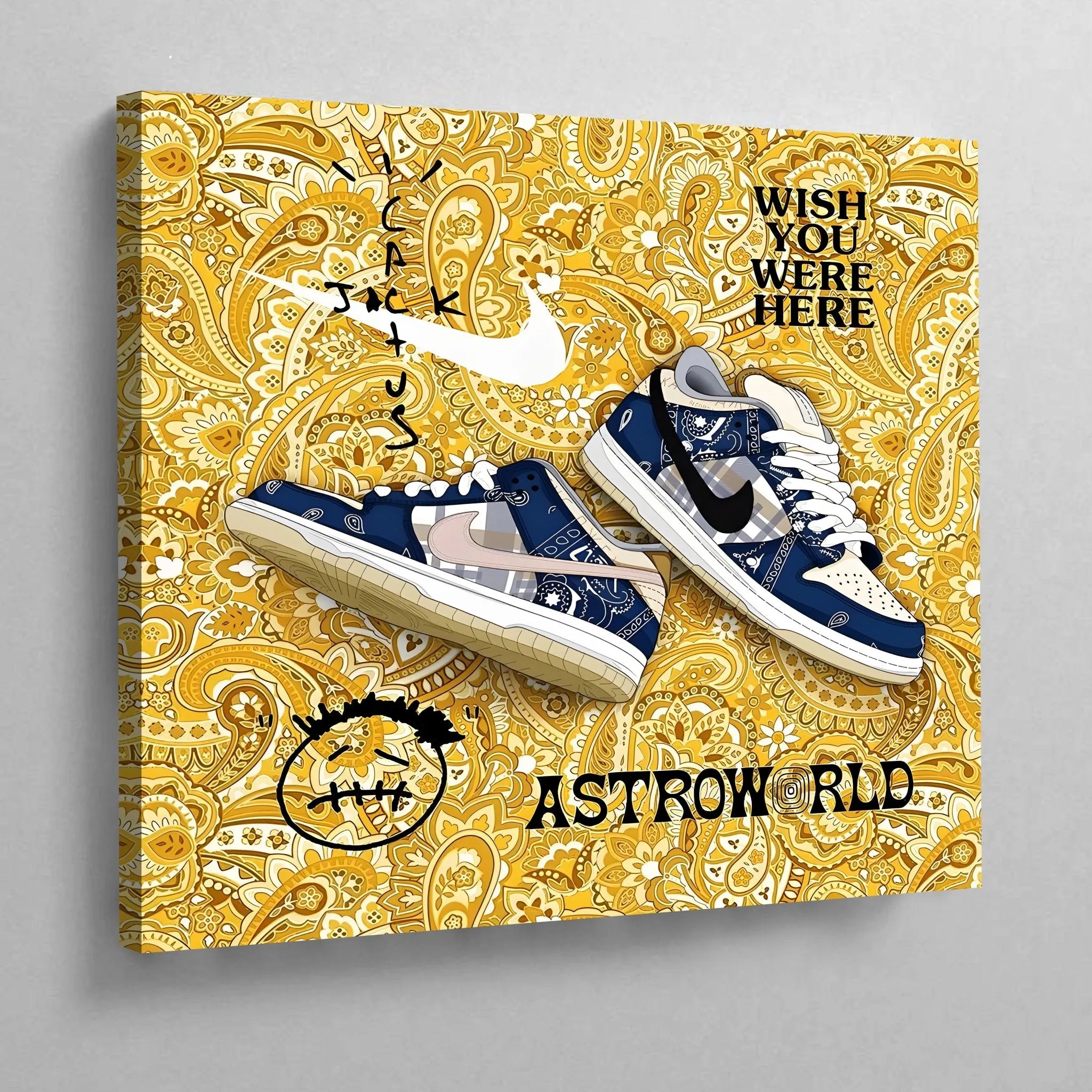 Sneaker Canvas Wall Art