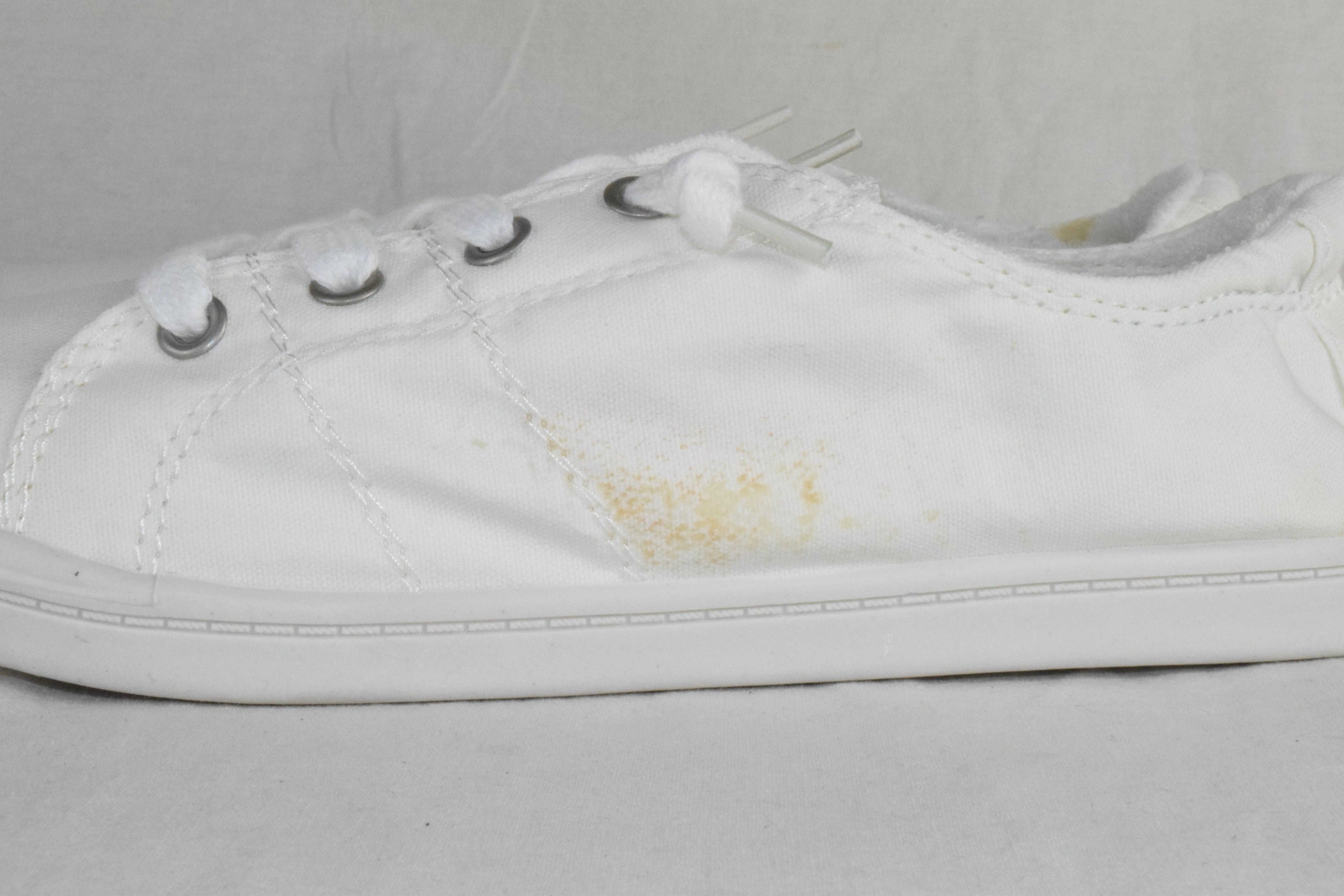 Soda Flat Women Shoes Linen Canvas Slip On Sneakers Lace Up All White 8 Zig D10