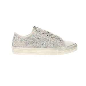 Starburst Rhinestone Lace Up Sneakers