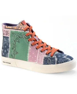 Sun   Stone Men's Mesa High-top Sneakers Multi-Colored Pink Green Blue - 11M