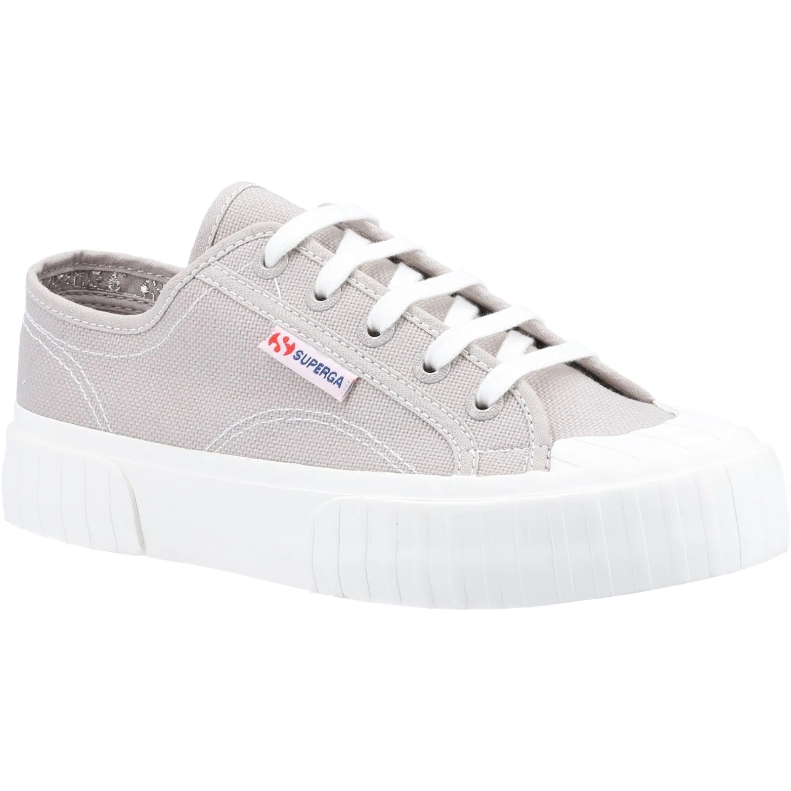 Superga Womens 2630 Stripe Trainers - Grey