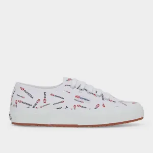 Superga Womens Canvas All Over Print Sneaker White/Multi _ 182461 _ White