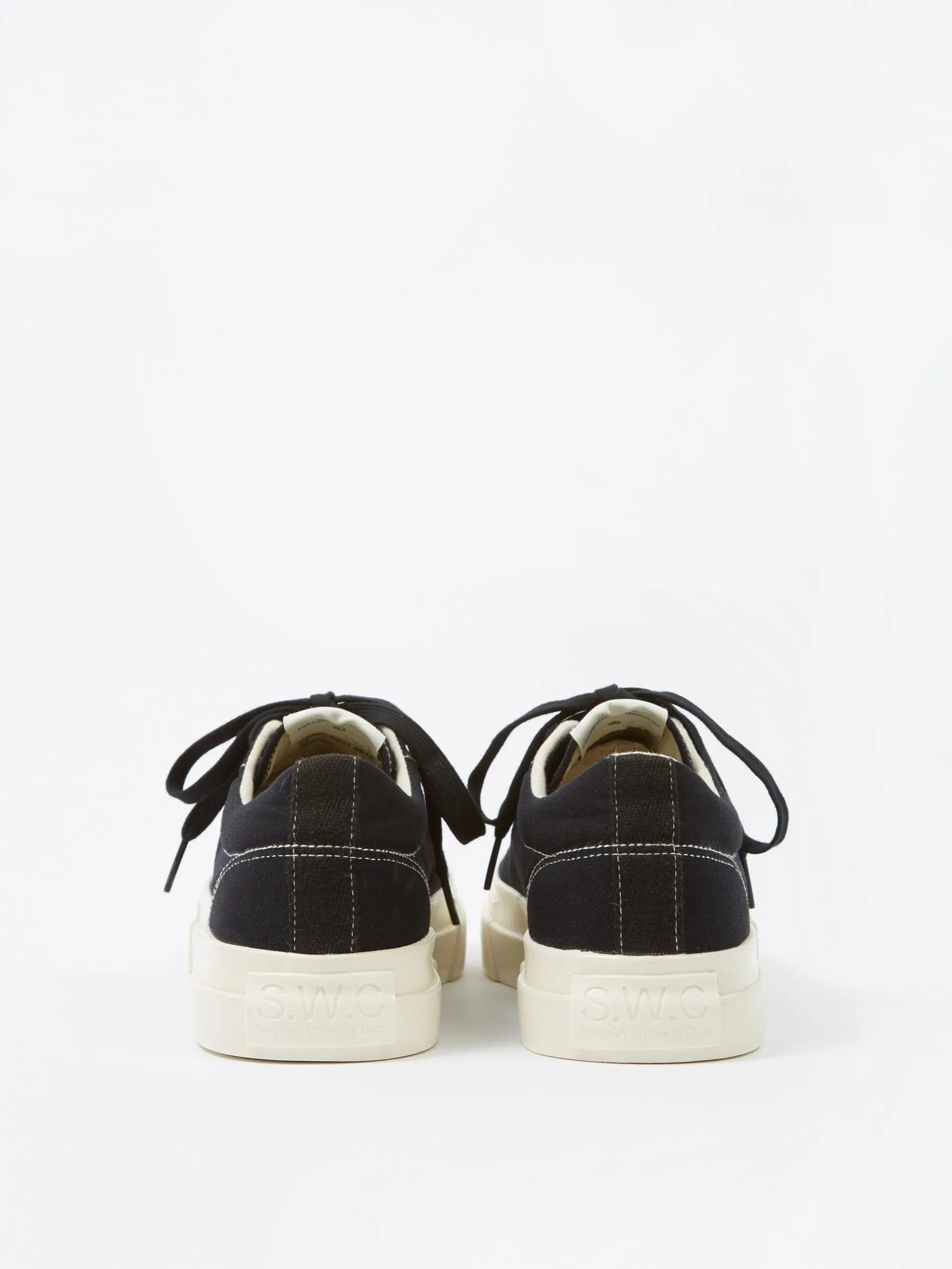 S.W.C Stepney Workers Club Dellow Canvas - Black