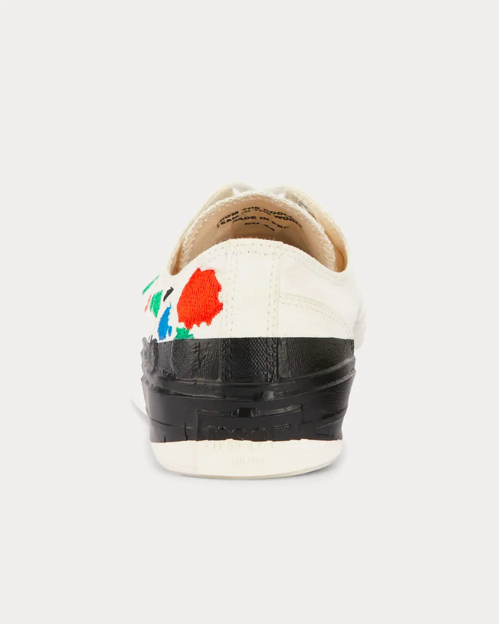 Tape Runner Coated Canvas White / Black Low Top Sneakers