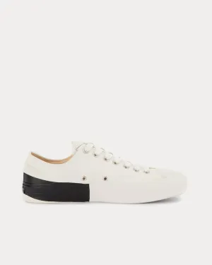 Tape Runner Coated Canvas White / Black Low Top Sneakers