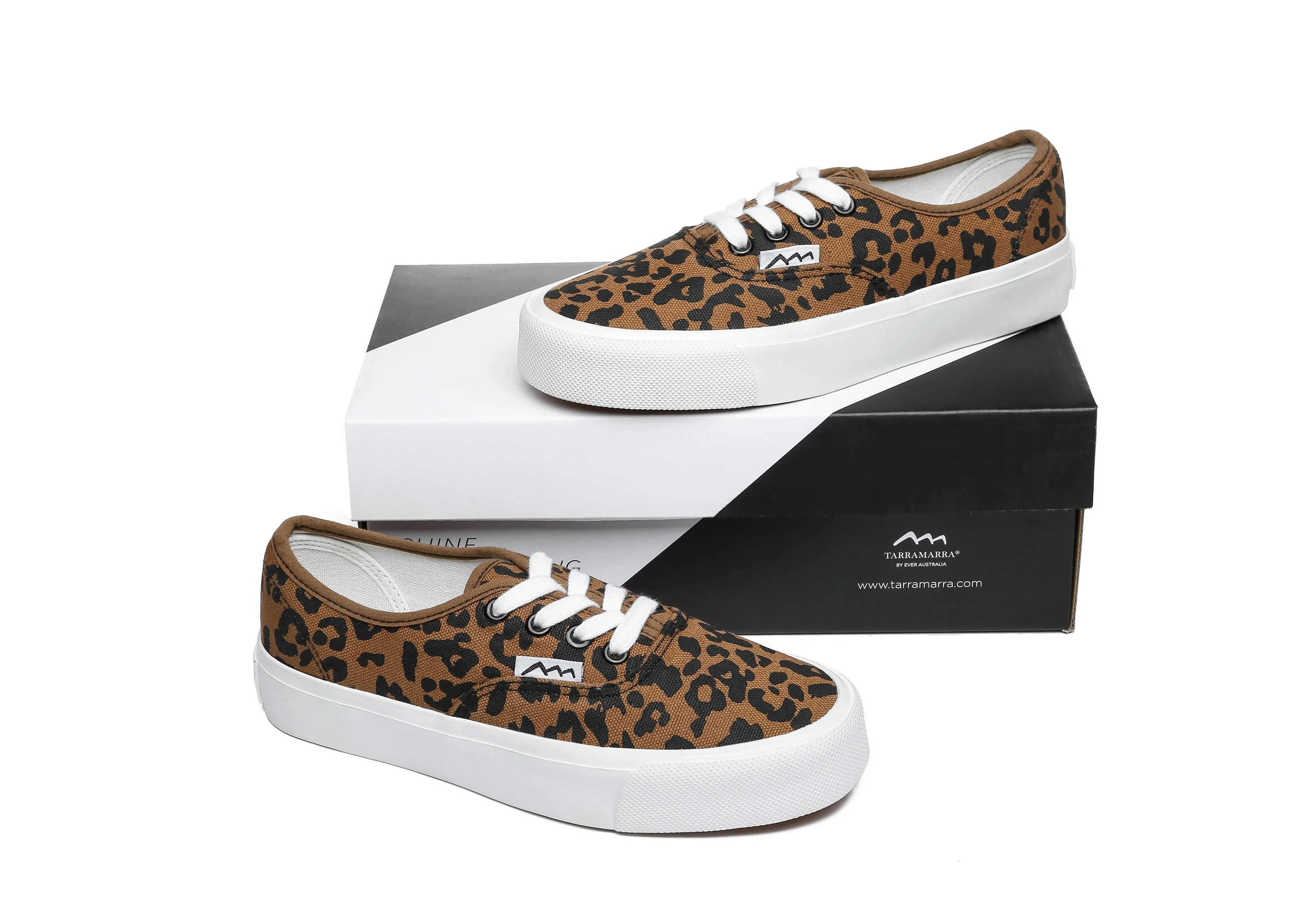 TARRAMARRA® Women Leopard Print Canvas Sneakers Rana