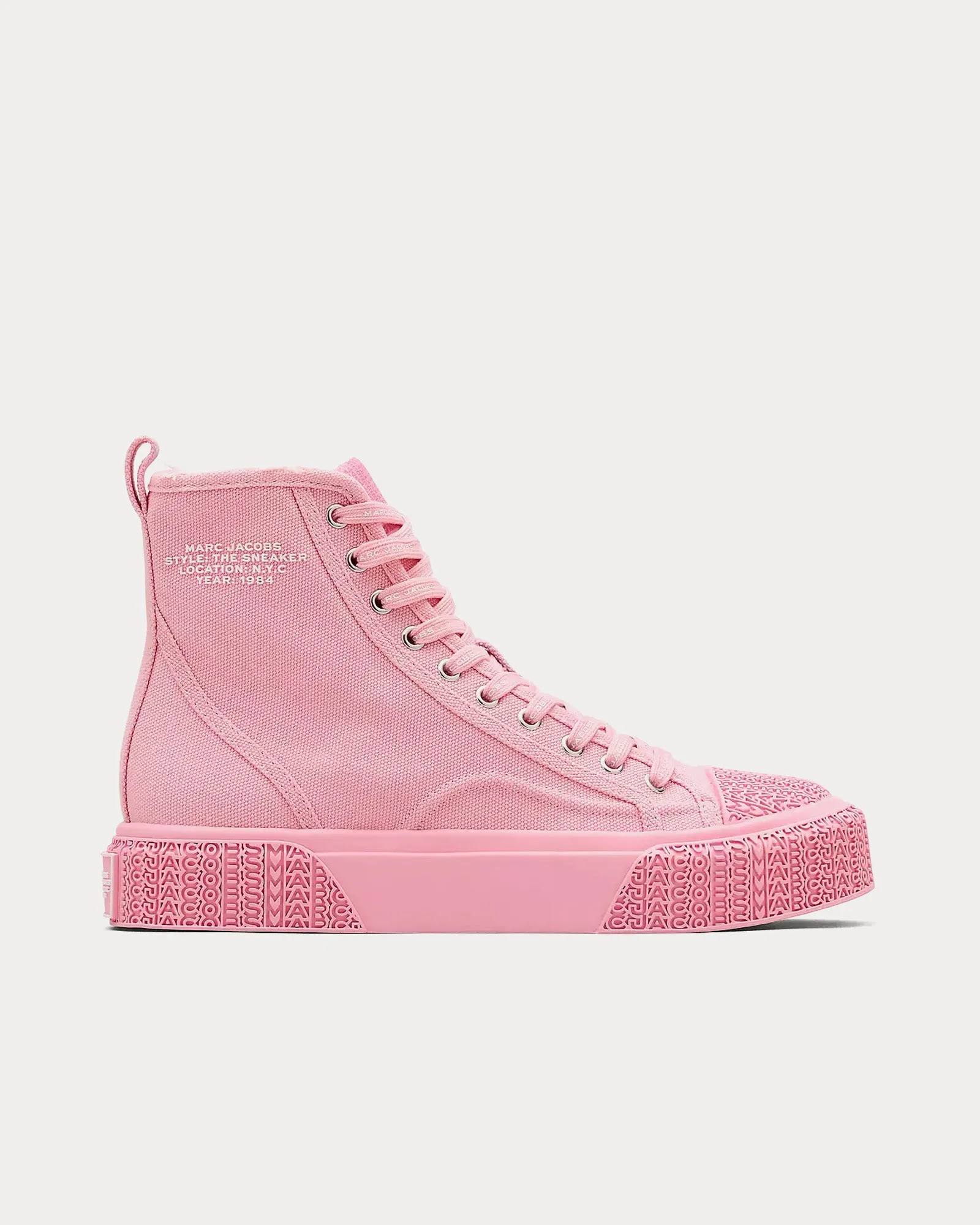 The High Top Ribbon Pink High Top Sneakers