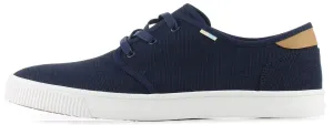 Toms Carlo Navy Tan White Mens Canvas Trainers