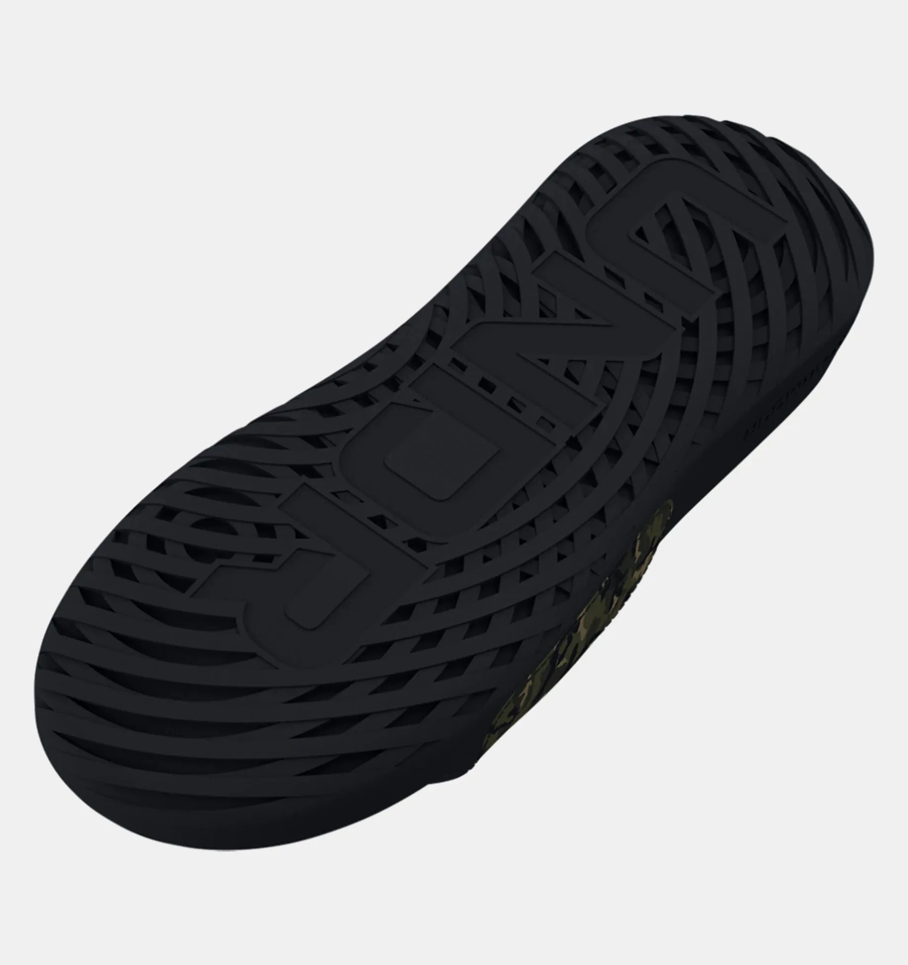 Under Armour Boys' UA Ignite Select Camo Slides - Black / High Vis Yellow