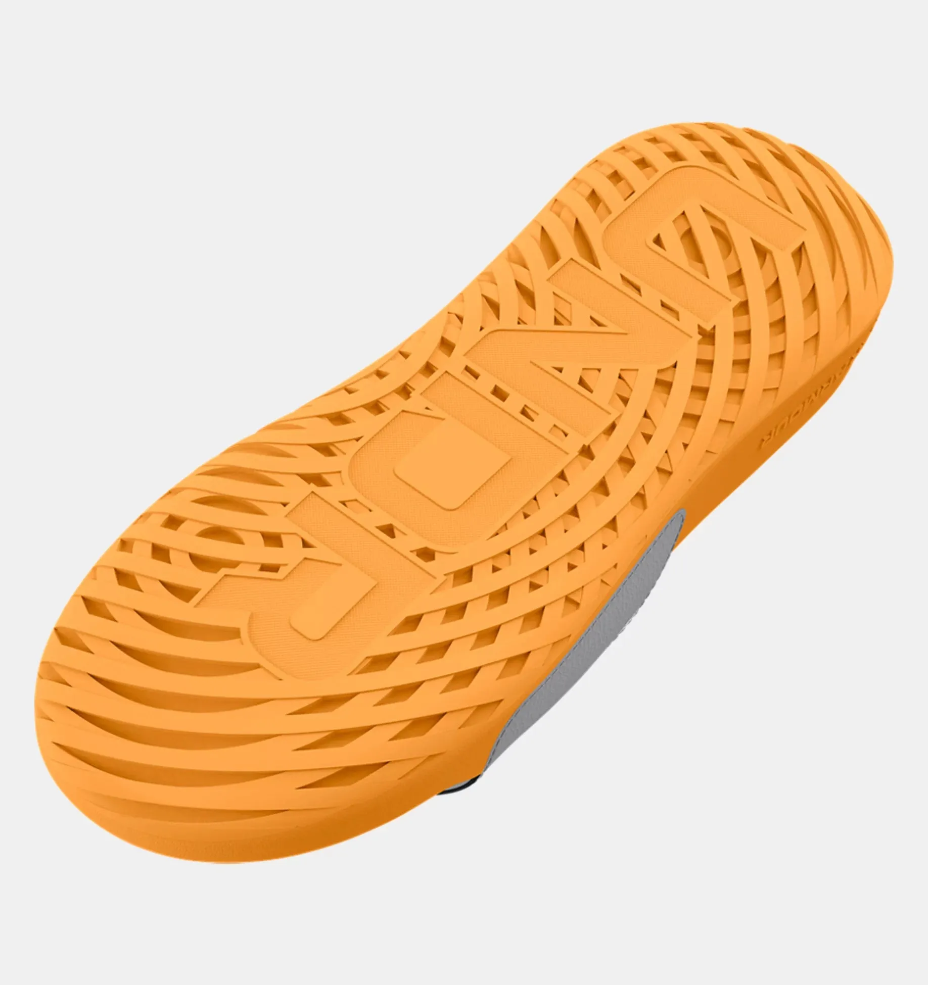 Under Armour Boys' UA Ignite Select Slides - Nova Orange / Mod Gray