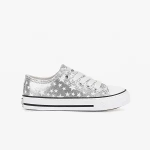Unisex Silver Stars Sneakers