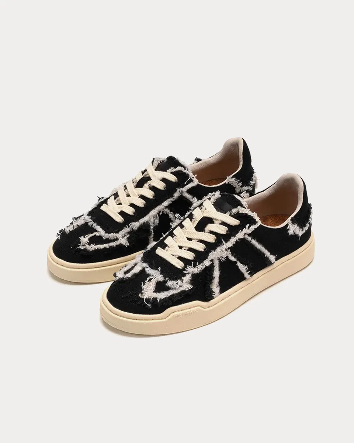 Urban German Canvas Black Low Top Sneakers