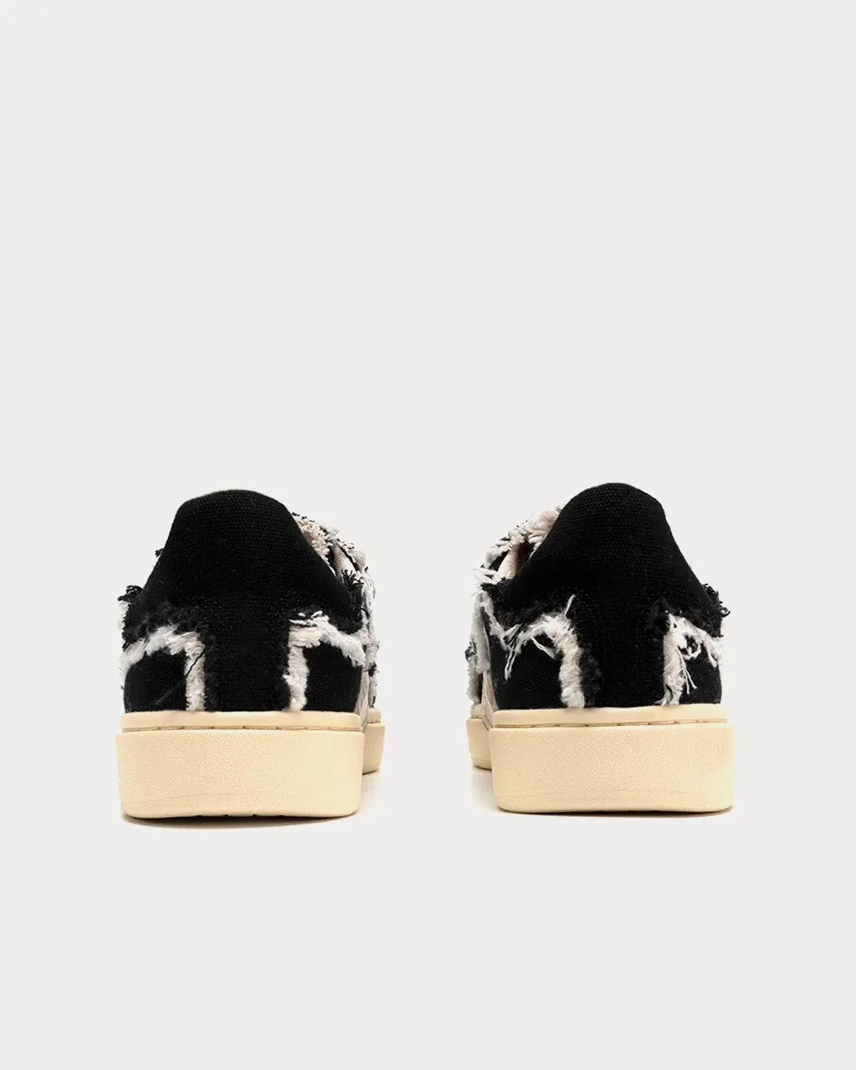 Urban German Canvas Black Low Top Sneakers