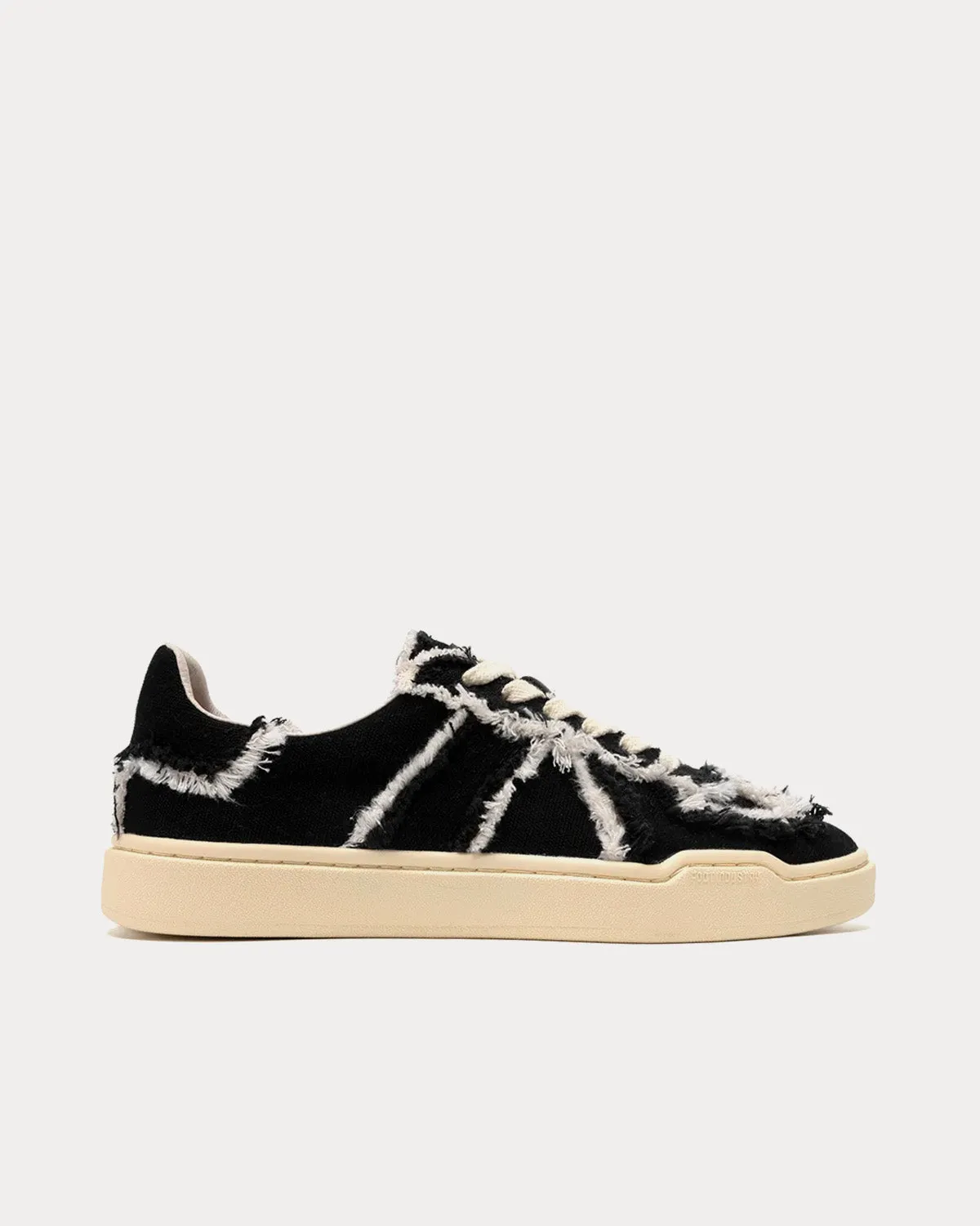 Urban German Canvas Black Low Top Sneakers