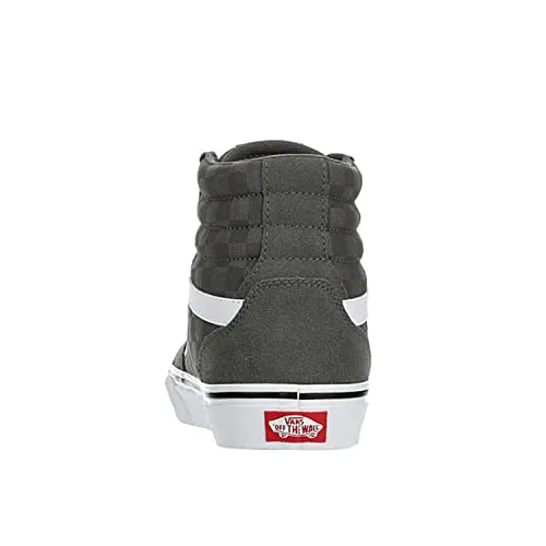 Vans Unisex Filmore Hightop Platform Sneaker - Tonal Checkerboard Grey/White 8.5