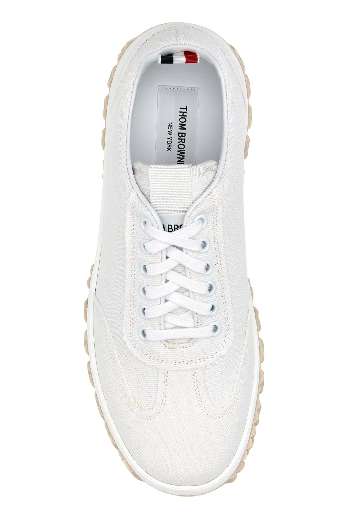 White canvas sneakers