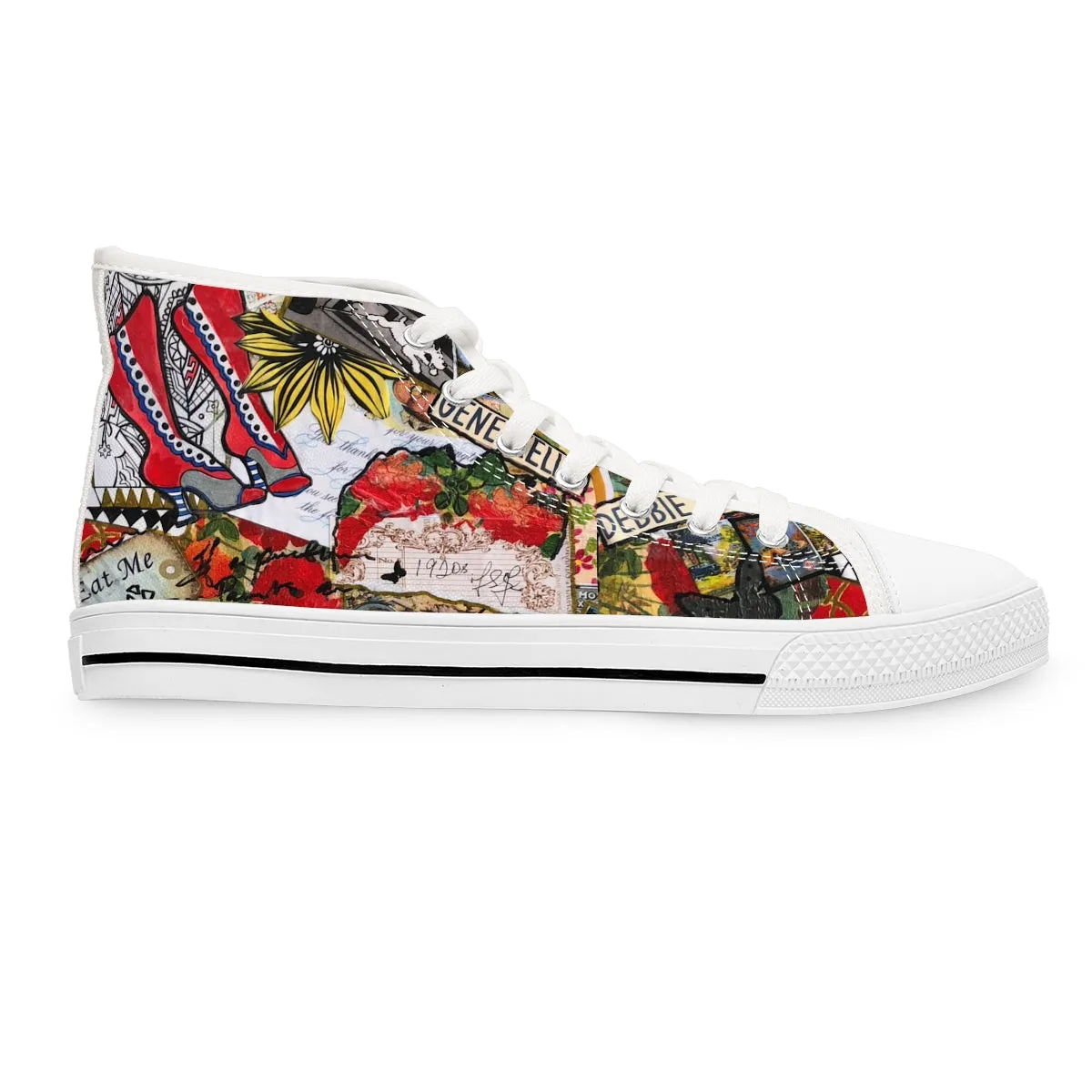 Women's High Top Sneakers RETRO ART