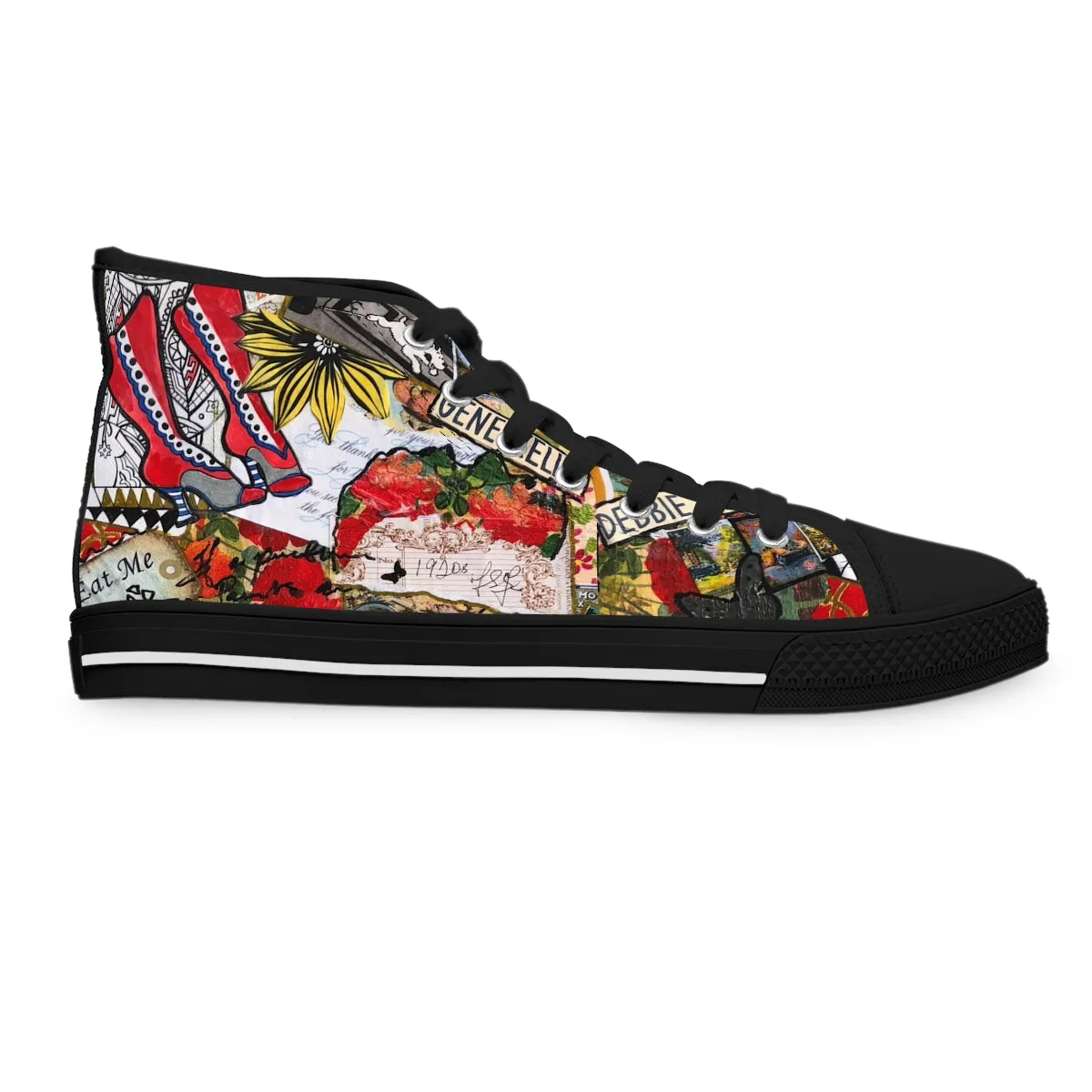 Women's High Top Sneakers RETRO ART