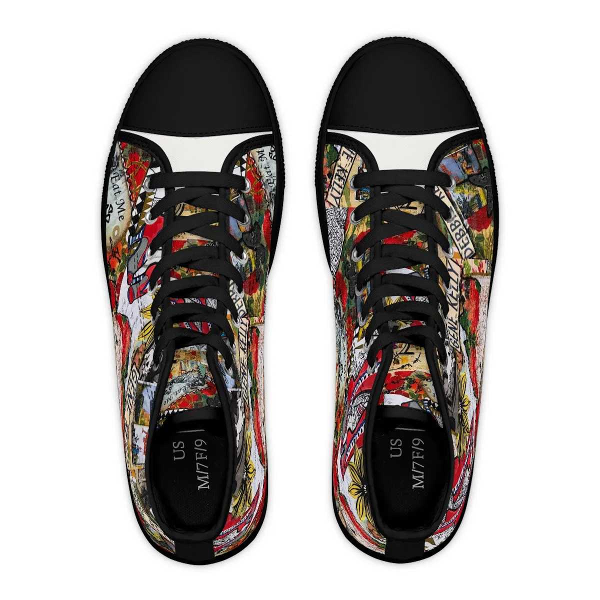 Women's High Top Sneakers RETRO ART