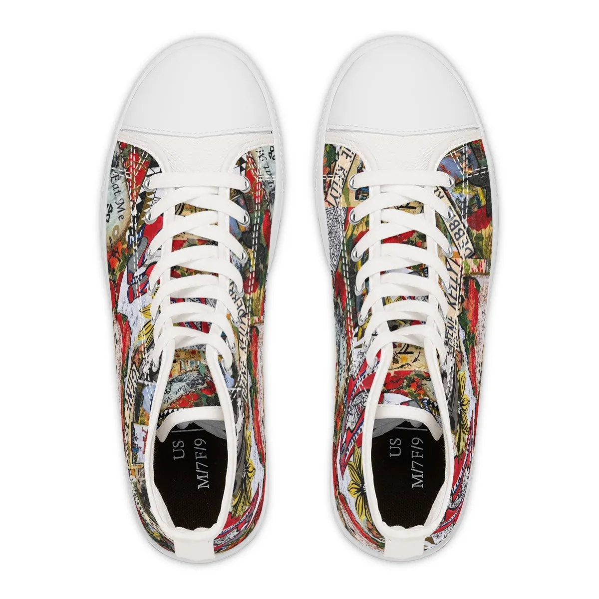 Women's High Top Sneakers RETRO ART