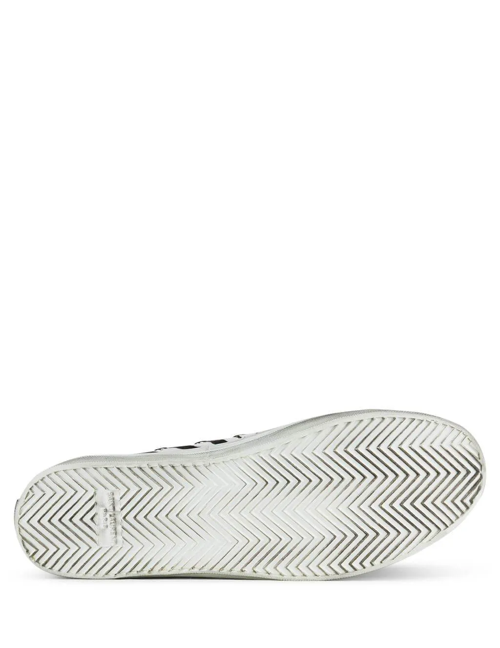Zebra-Print Canvas Bedford Sneakers